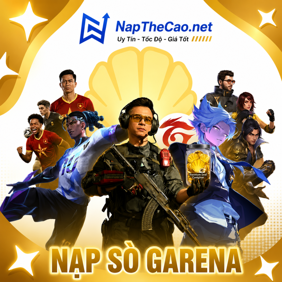 Nạp Sò Garena